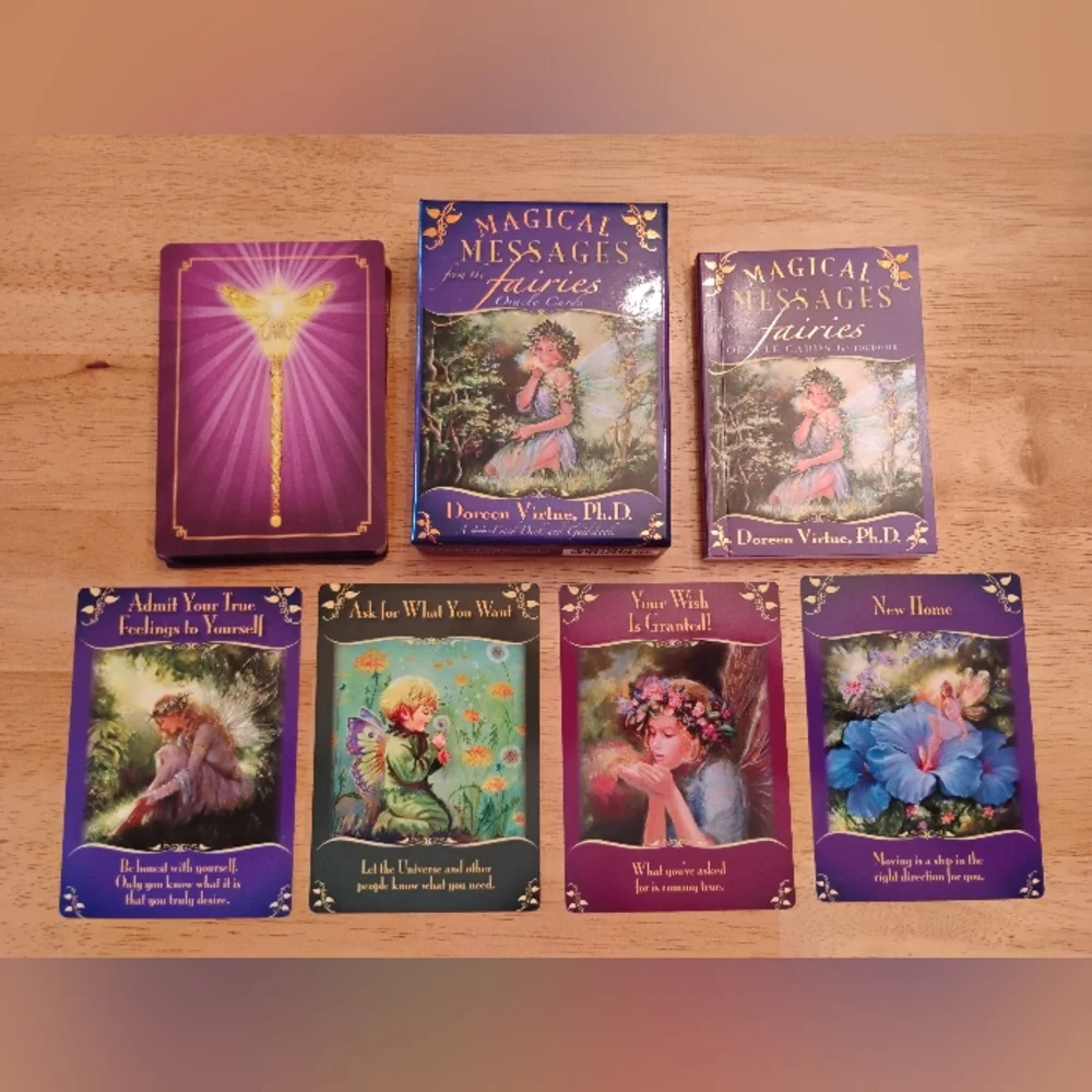 COPY - 2008 Doreen Virtue's Magical Messages from the Fairies Oracle Cards (44 … - Picture 2 of 3